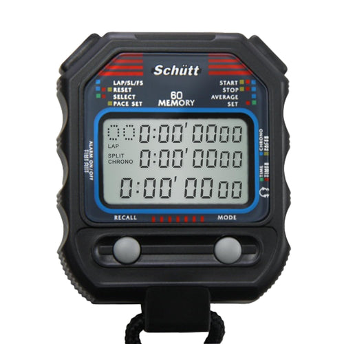 Schütt Stoppuhr PC-90 digital mit 60 Memory und Druckpunktmechanik