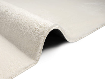 the carpet Relax Kurzflor Teppich, Felloptik, Creme, 240 x 340 cm