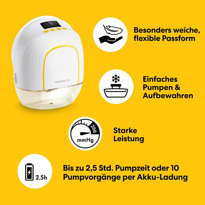 Medela Melody InBra Milchpumpe, tragbar, hands-free, USB-C