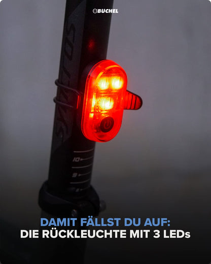 Büchel BLC 720 Fahrradlicht Set LED 70 Lux StVZO vorne und hinten