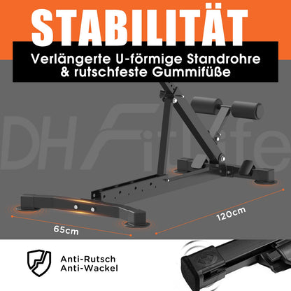 DH FitLife 5in1 Rückenstrecker Roman Chair – Klappbar