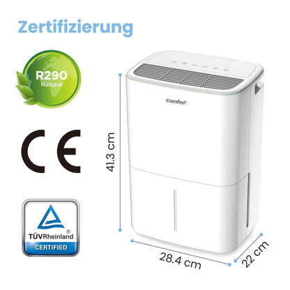 Comfee Luftentfeuchter 10 Liter/Tag für Räume bis 16 m²