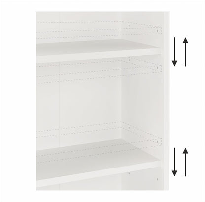 KOMTO Waschmaschinenschrank Gizmo Weiss, 2 Türen, 65 x 180 x 27 cm