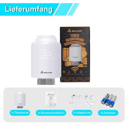 SALCAR TRV603 Smartes Heizkörperthermostat WiFi programmierbar