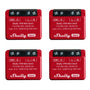 Shelly 1PM Mini Gen3 Smart WLAN-Relais mit Leistungsmessung - 4er Pack. Weiße Schaltaktoren für Elektrogeräte.