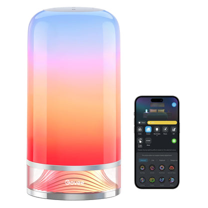 Govee Touch Dimmbar LED Tischlampe RGBICWW Matter. Erzeugt dimmbares Licht in Millionen Farben, per Touch und Matter steuerbar.