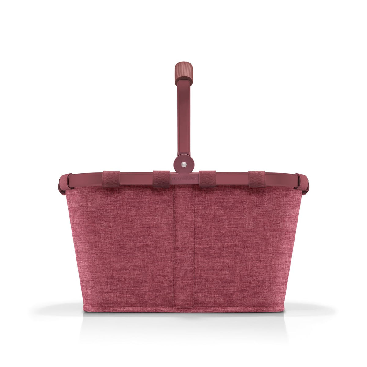 reisenthel carrybag twist maroon Einkaufskorb mit Innentasche, 22 l