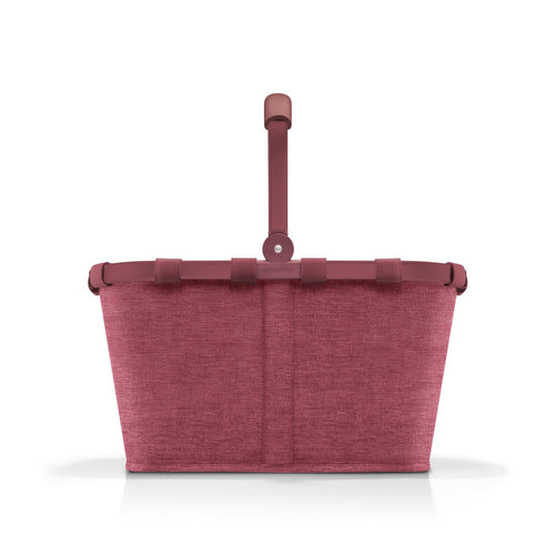 reisenthel carrybag twist maroon Einkaufskorb mit Innentasche, 22 l