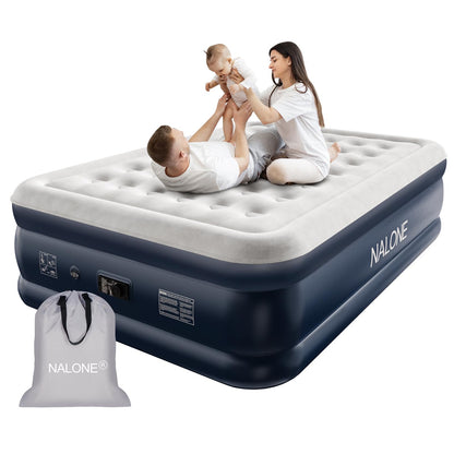 NALONE Luftmatratze selbstaufblasend 2 Personen - Queen Size. Rechteckige Matratze für zwei. Selbstaufblasend, schnell als Schlafgelegenheit nutzbar.