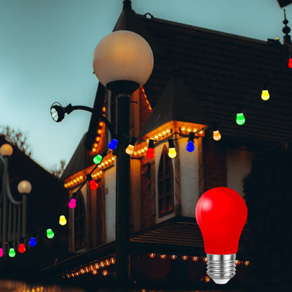 Belaufe E27 LED Glühbirnen bunt, 3W, 40 Stück in 5 Farben