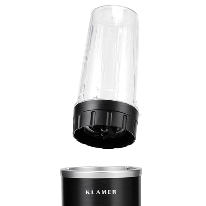 KLAMER Bullet Mixer 1000 Watt Smoothie Maker mit 2 Mixbehältern