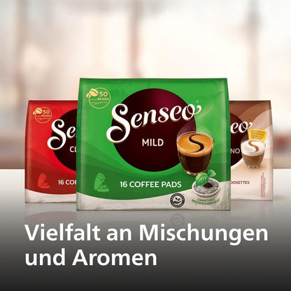 Philips Senseo Original Plus Kaffeepadsmaschine - Sanftes Rot (CSA210/35)