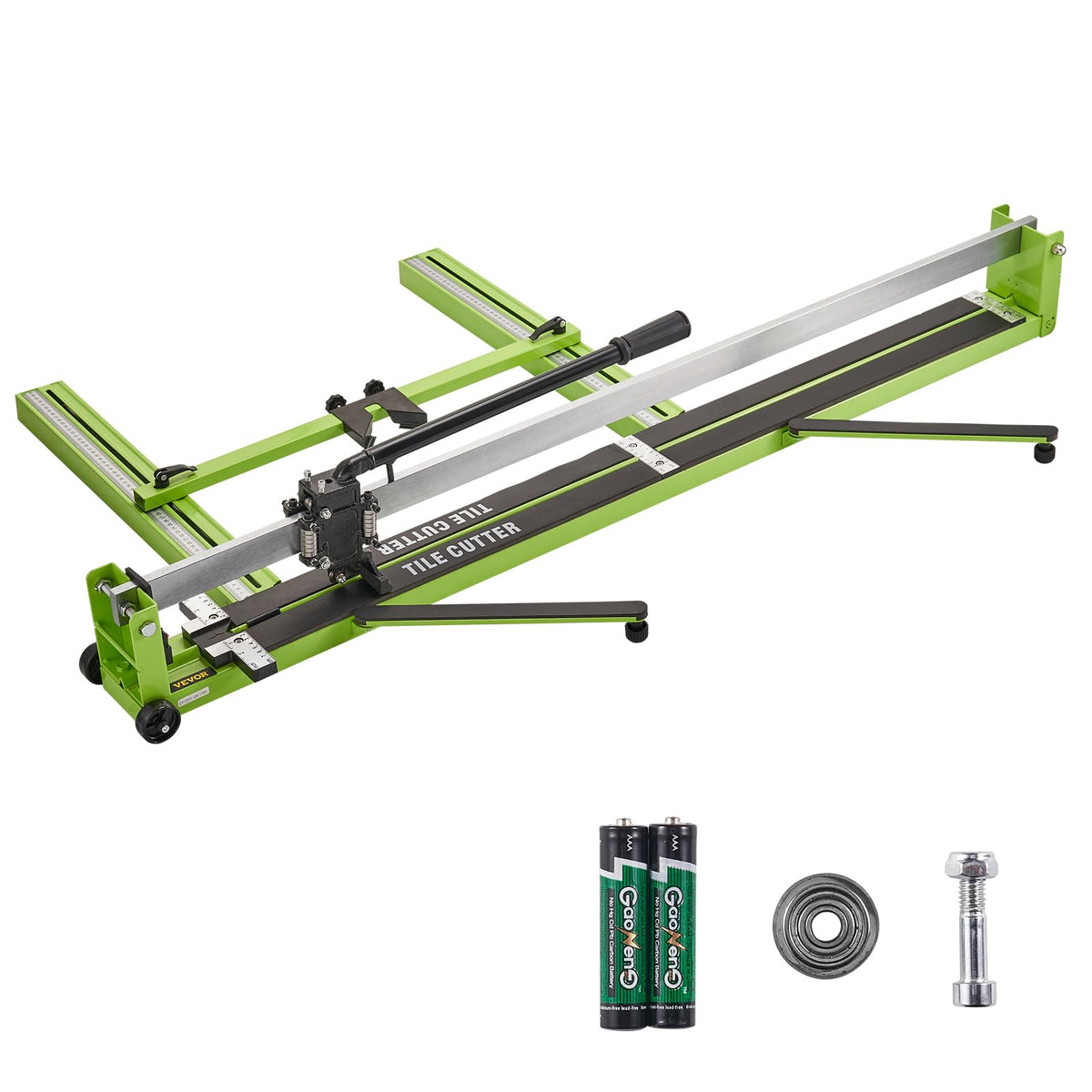 VEVOR Manueller Fliesenschneider 1200mm. Langes, robustes Metallgestell. Trennt Keramik- und Porzellanfliesen bis 1200mm präzise.