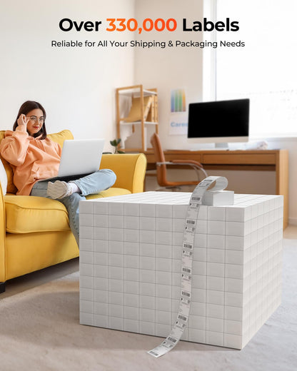 MUNBYN Thermo-Etikettendrucker Bluetooth 130B für Versandetiketten