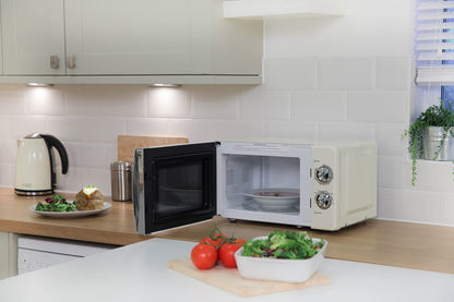 Russell Hobbs RHMM701C Solo-Mikrowelle, 700 W, 17 L, Creme