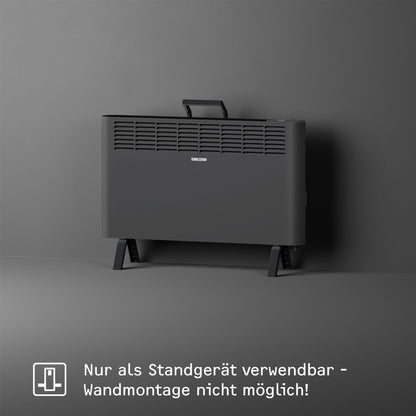 STIEBEL ELTRON CNS-B 2000 Plus LCD move Elektroheizung – 2 kW Schwarz