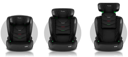 Nukido Louis Autositz für Kinder 15-36 kg ISOFIX - Schwarz