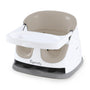 Ingenuity 2-in-1 Sitzerhöhung mit Tablett, Beige, ab 6 Monaten – tragbarer Babysitz mit Schaumstoffeinsatz