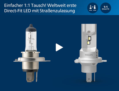 Philips Ultinon Pro6000 Boost H4 LED-Nachrüstlampe Direct-fit