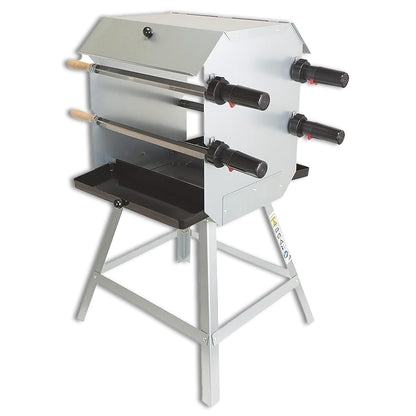 ACTIVA Mutzbratengrill 10840, Mangal-Grill mit Motor und 4 Spiessen aus legiertem Stahl