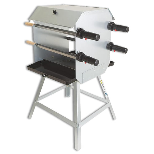 ACTIVA Mutzbratengrill 10840, Mangal-Grill mit Motor und 4 Spiessen aus legiertem Stahl