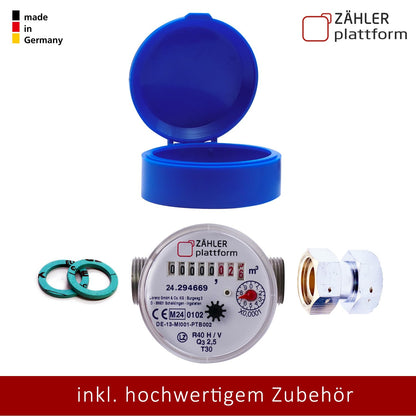 Zähler Plattform Zapfhahn-Wasserzähler Qn 1,5 BL 80 mm 3/4 Zoll