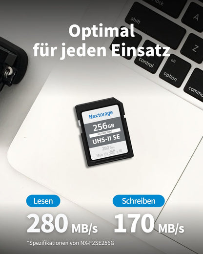 Nextorage NX-F2SE512G UHS-II SD Karte V60 4K 512GB