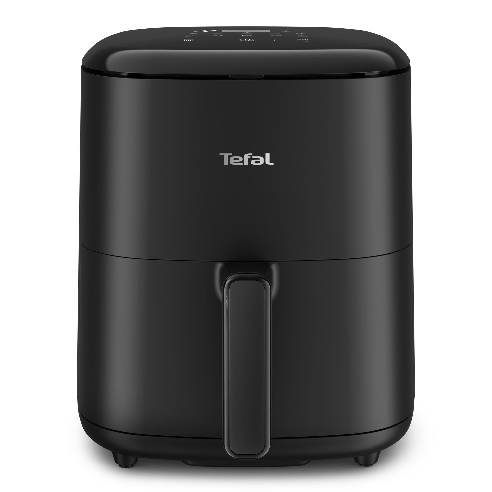 Tefal Easy Fry Max Heissluftfritteuse – 5L Schwarz EY2458. Kompakte, schwarze 5L Heißluftfritteuse. Gart und frittiert Speisen gesund ohne Öl.