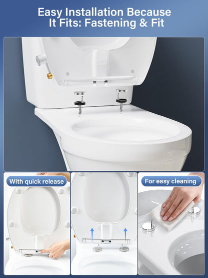 YEAUPE PRO Bidet WC-Sitz Oval - Nicht elektrisch