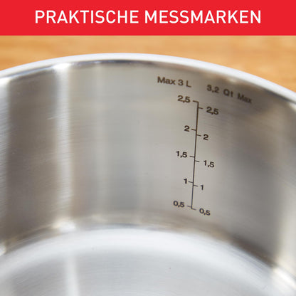 Tefal Duetto Induktion Topfset Edelstahl - 9-teilig (A705S9)
