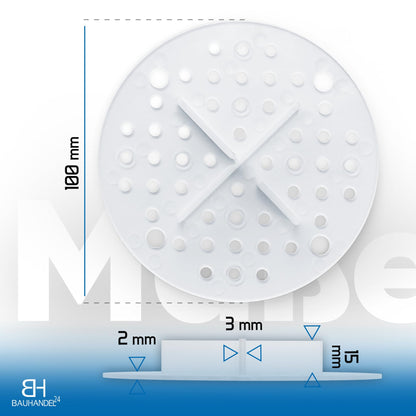 BH Bauhandel24 Fugenkreuze 3 mm für Terrassenplatten, 100 Stück