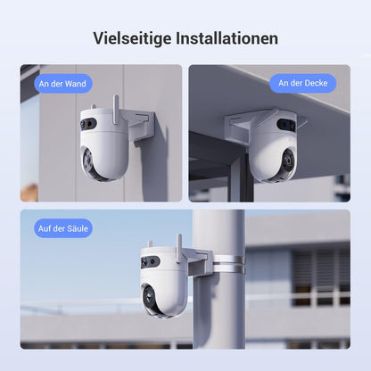 EZVIZ H9c 5MP Dual Pan & Tilt WLAN Kamera Aussen