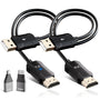 TechLink HDMI Transmitter Receiver Wireless 4K 5.8G - Schwarz. Zwei schwarze Geräte für drahtlose 4K HDMI-Übertragung via 5.8Ghz.