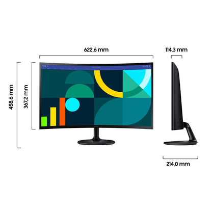Samsung S27D364GAU Essential Curved PC-Bildschirm 27 Zoll