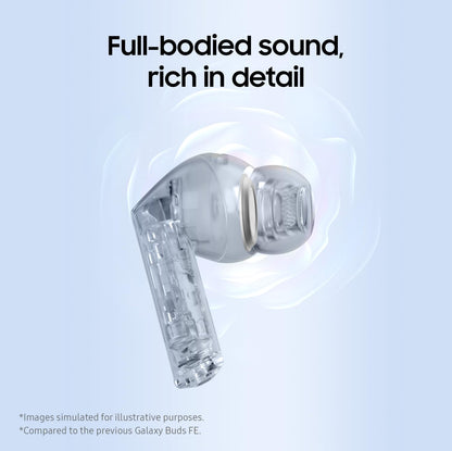 Samsung Galaxy Buds3 FE Bluetooth-Kopfhörer mit ANC, Grau