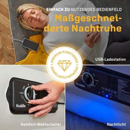 Huddle Luxury Never Deflate King-Luftbett – Integrierte Pumpe