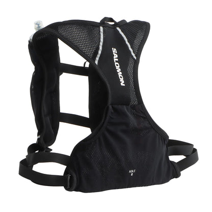 Salomon Agile 2 Trinkweste – Trailrunning, Running & Wandern, eng anliegend, dunkel. Hydratation & Essentials für Sport.