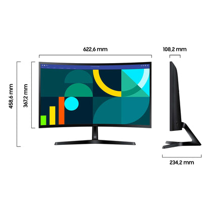 Samsung S36GD Essential Curved Monitor 27 Zoll - S27D366GAU