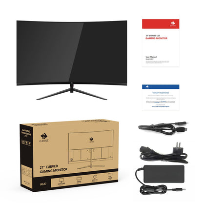Z-Edge 27 Zoll Curved Gaming Monitor 200Hz 1ms - Schwarz