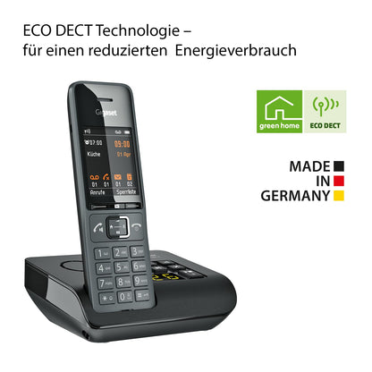 Gigaset Comfort 520A Trio DECT-Telefone Set - titan-schwarz