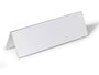 Durable Tischnamensschild A4 Einlage transparent – 25 Stk. Transparentes, aufstellbares Schild für A4 Einlagen zur Tischkennzeichnung.