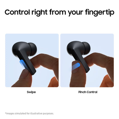 Samsung Galaxy Buds3 FE Bluetooth-Kopfhörer mit ANC, Grau