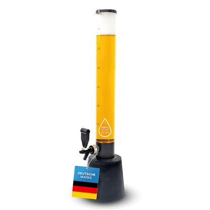 GOODS+GADGETS Bierzapfanlage Biersäule 3,5 L Getränkespender
