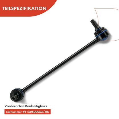 Meyle HD 1160600063/HD Koppelstange Vorderachse 2x für VW Golf V VI