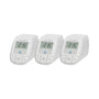 Homematic IP Erweiterungsset Heizen – Basic, 3 Thermostate. Weiße, kompakte Funk-Heizkörperthermostate zur Erweiterung der smarten Raumklima-Regulierung.