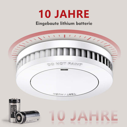 RUNIDUR Rauchmelder 5er-Set SM01 mit 10-Jahres-Batterie, weiss