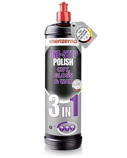 Menzerna 3in1 One-Step Polish Cut, Gloss & Wax Politur 1 Liter Flasche