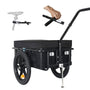 Tiggo Fahrradanhänger XL Lastenanhänger – Hochdeichsel mit Kupplung: Robuster Lastenanhänger mit Hochdeichsel und Kupplung. Transportiert Lasten am Fahrrad.