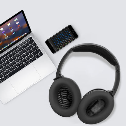 SOULWIT Ersatz-Ohrpolster Set mit Stirnband für Bose QuietComfort 35