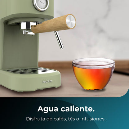 Cecotec Compact Power Espresso 20 Retro Green Espressomaschine
